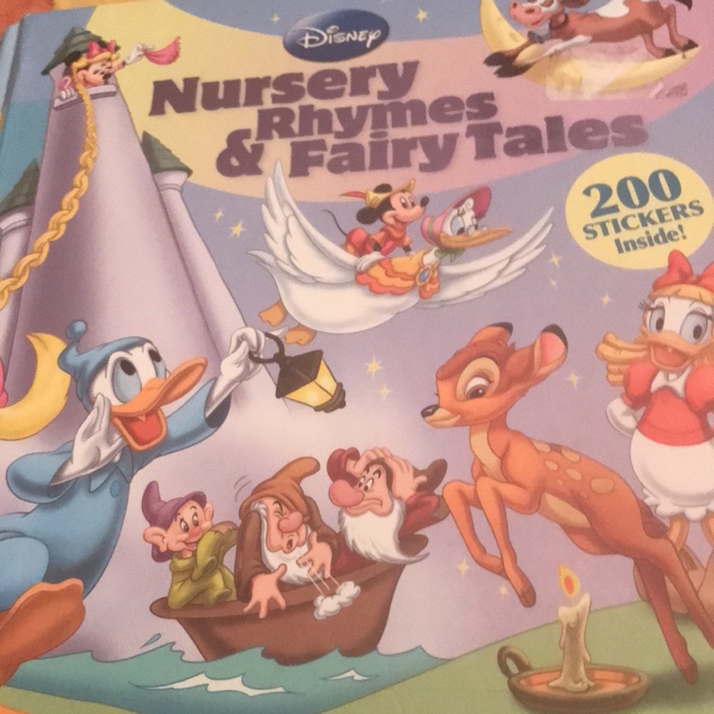 Book- Disney- Nursery Rhymes & Fairy Tales- 303 pages